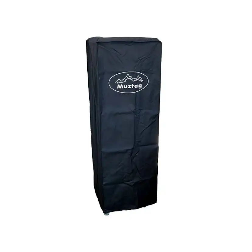 Gasolvärmare Muztag Malaga Stående Terrassvärmare för Uterum & Utomhus i Svart Stål