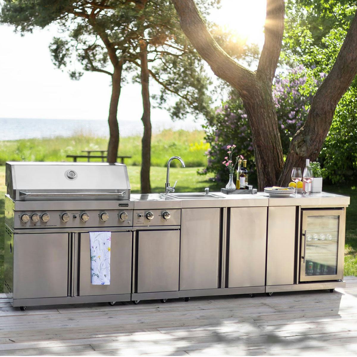 Fristående Utekök Myoutdoorkitchen Stainless Collection Florida