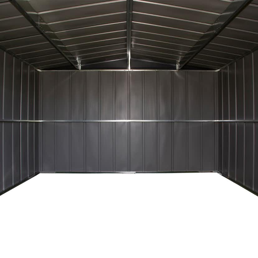 Förråd gop Trenix Antracit 6,9 m² Redskapsbod Byggsats i Stål