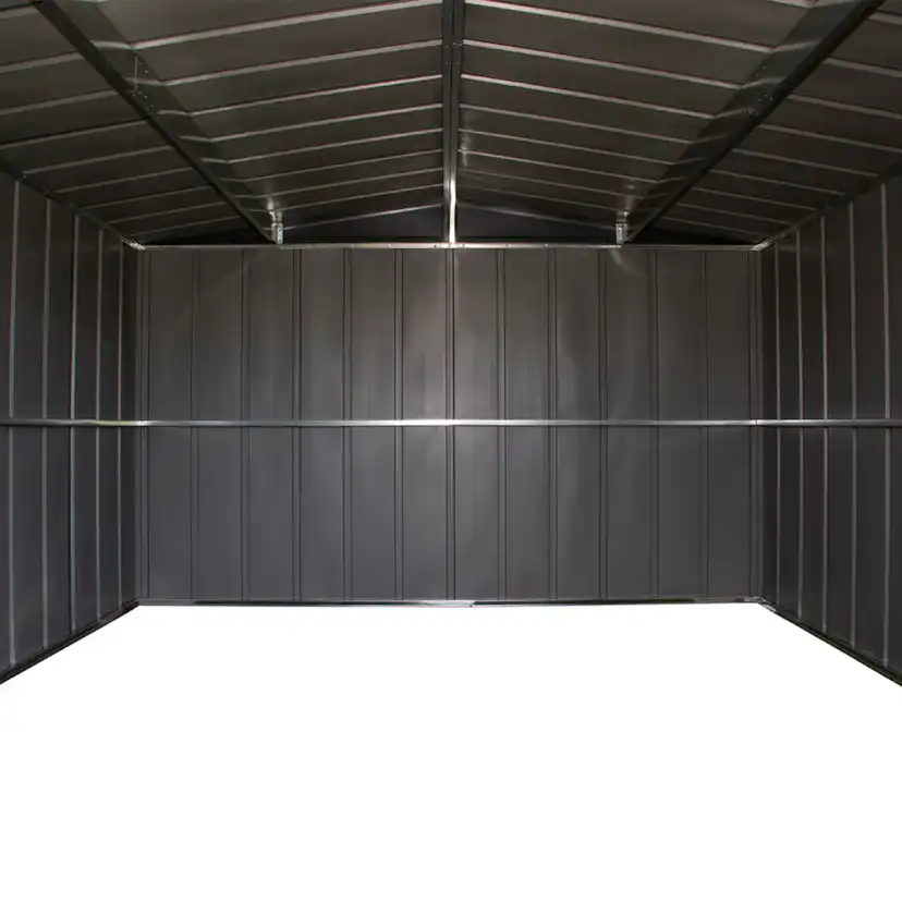 Förråd gop Trenix Antracit 8,5 kvm Redskapsbod Byggsats i Stål