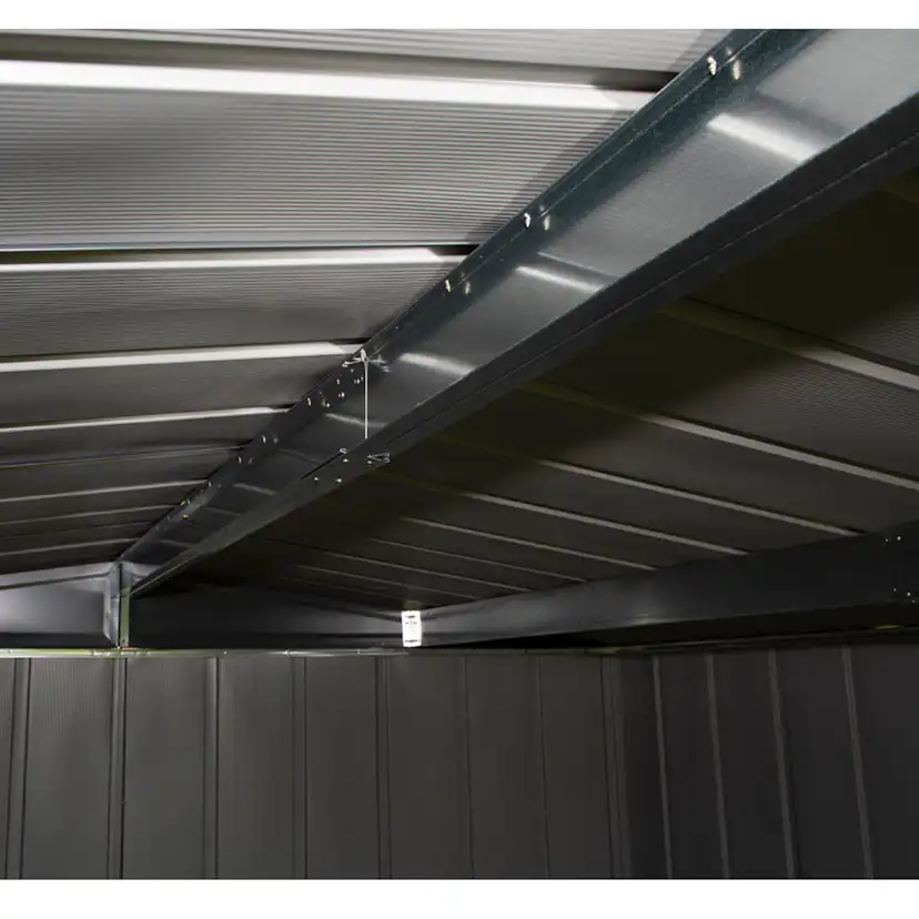 Förråd gop Trenix Antracit 8,5 kvm Redskapsbod Byggsats i Stål