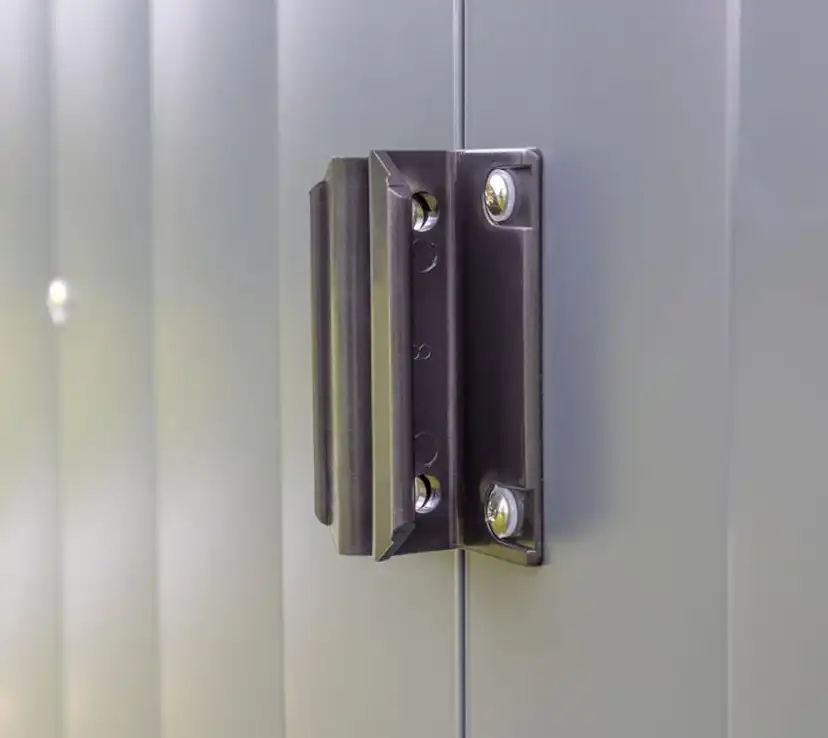 Förråd gop Trenix Antracit 8,5 kvm Redskapsbod Byggsats i Stål