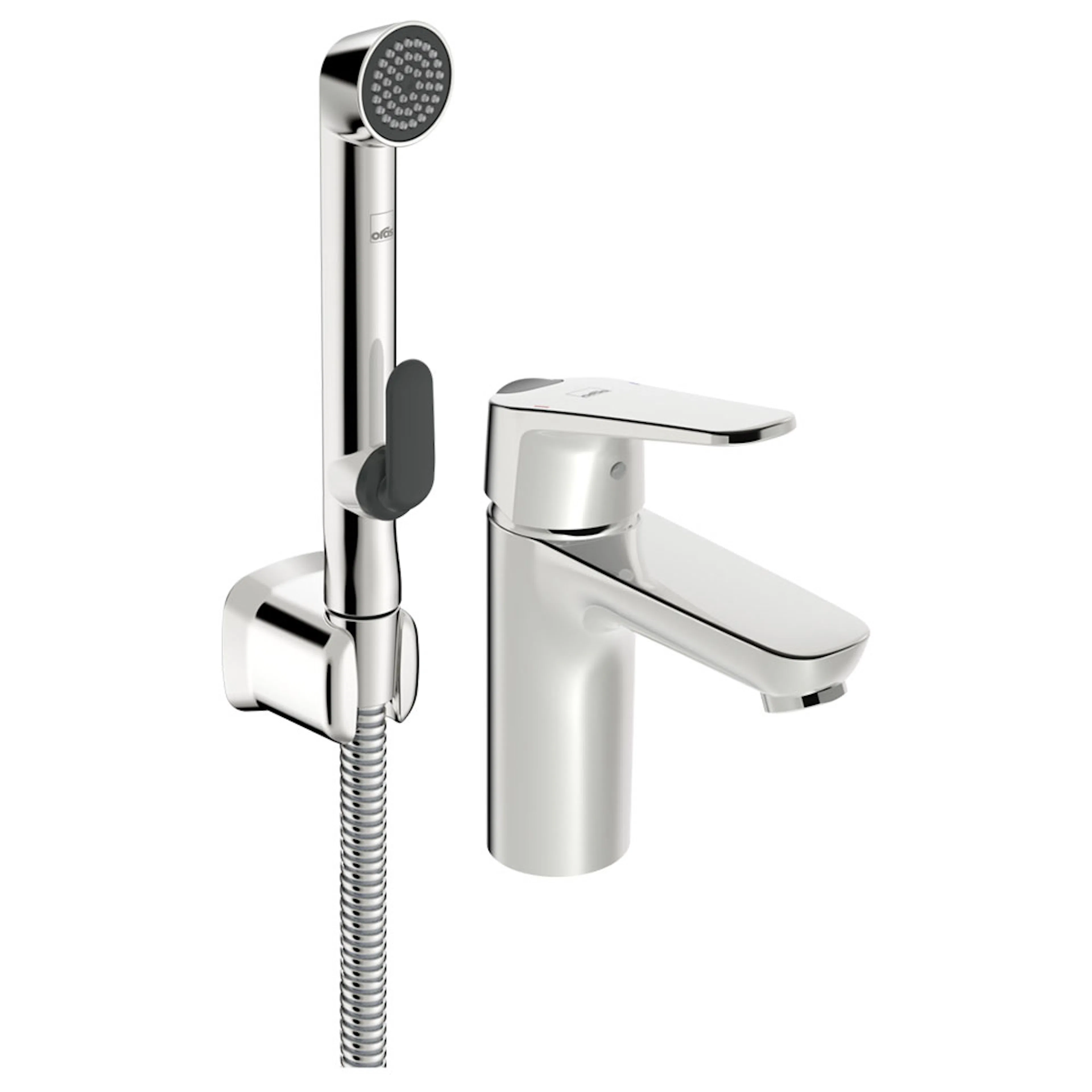 Tvättställsblandare Oras Vega XL 1801FG med Bidetta Handdusch