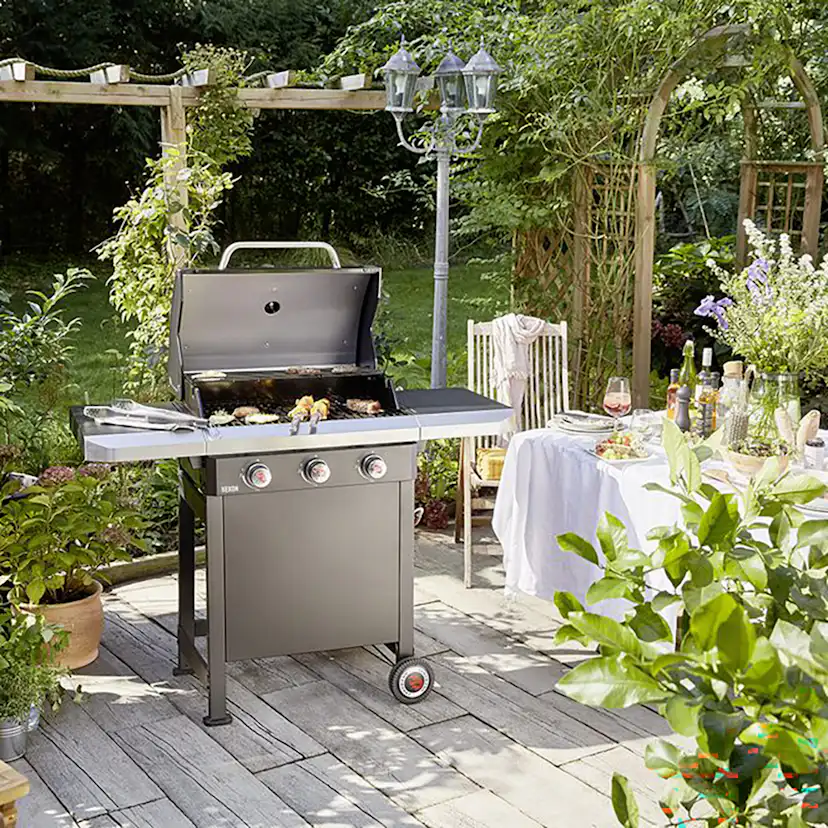 Gasolgrill Landmann Rexon 3.0 Svart Cast Iron 12236