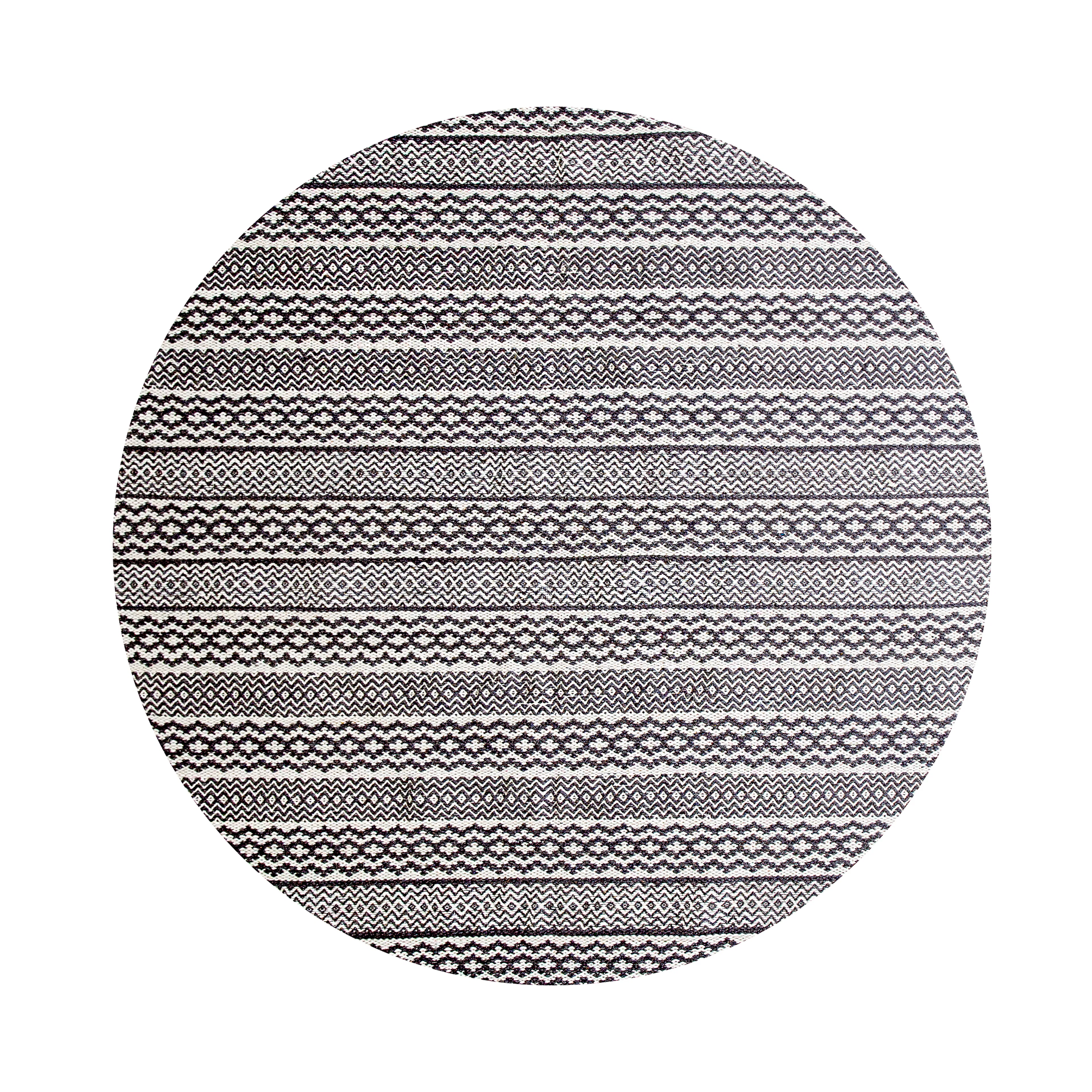 Handvävd Matta Venture Home Sishu Rund Ull