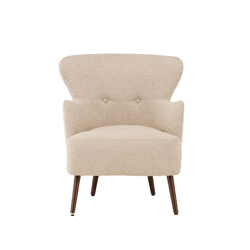 Fåtölj Venture Home Lincoln Boucletyg Beige