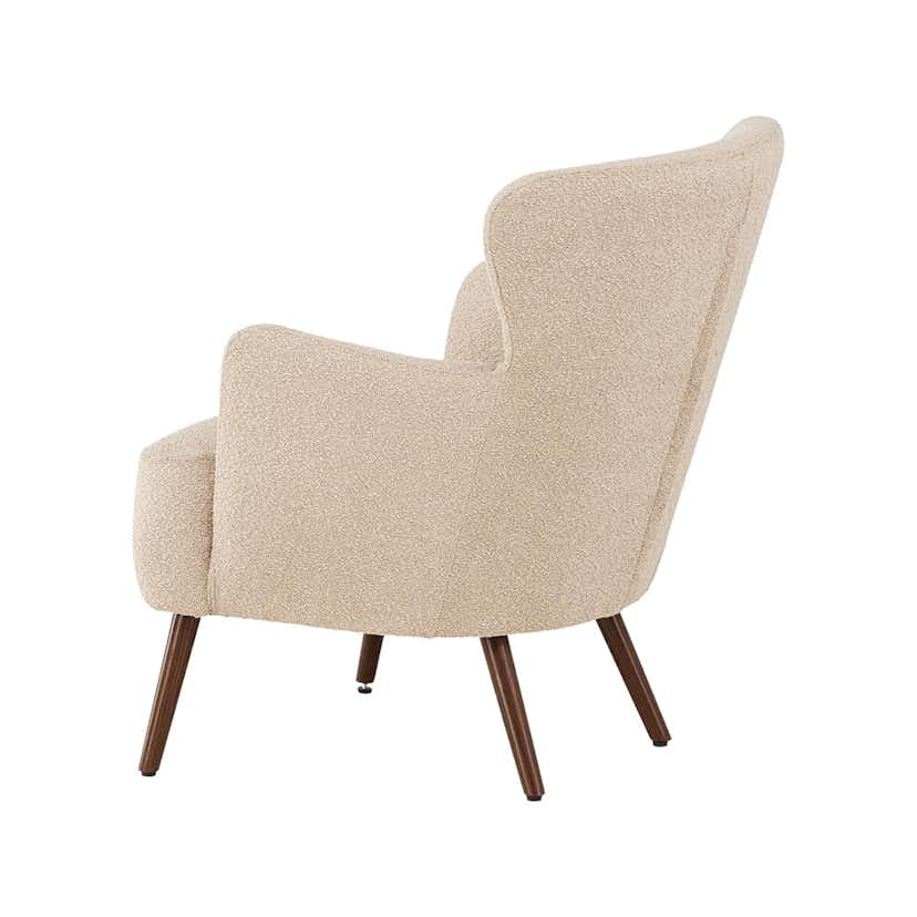 Fåtölj Venture Home Lincoln Boucletyg Beige