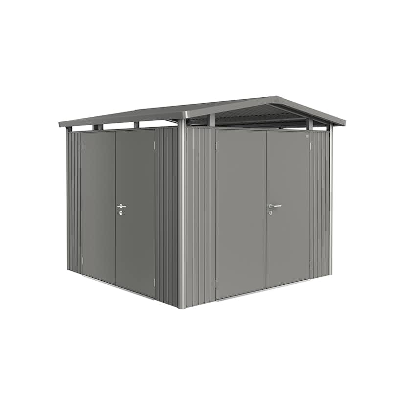 Extra Dubbeldörr Biohort Kvartsgrå Highline, Avantgarde, Panorama