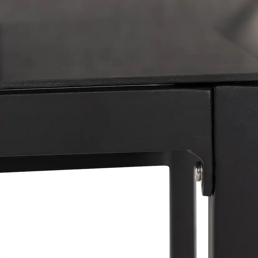 Loungegrupp Comfort Garden Ariany Utemöbler i Svart Aluminium