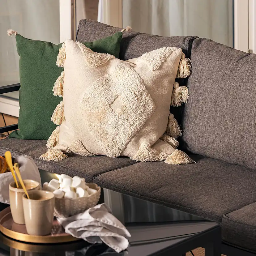 Loungegrupp Comfort Garden Ariany Utemöbler i Svart Aluminium