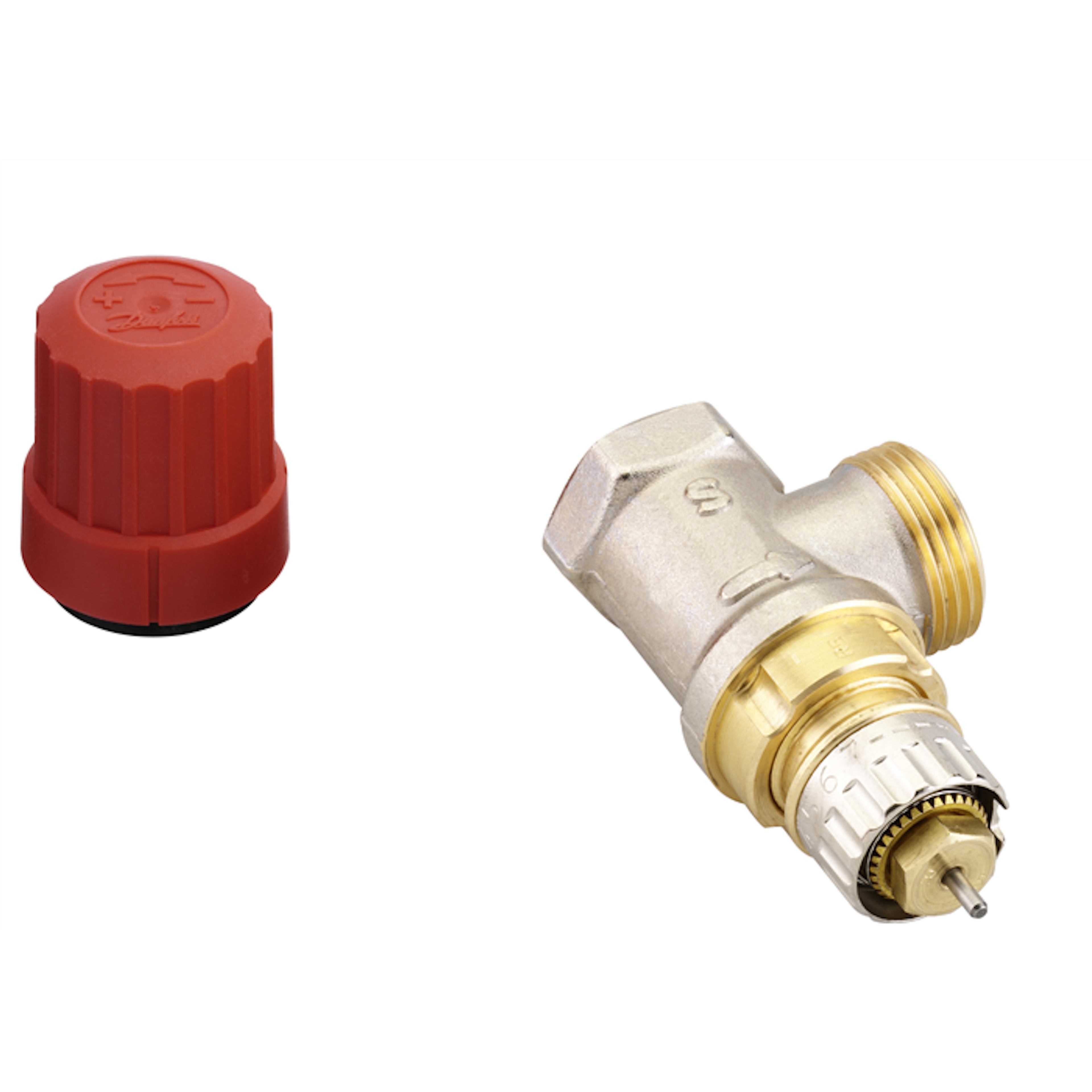 Ventil Danfoss RA-N Vinkel Med Förinställning