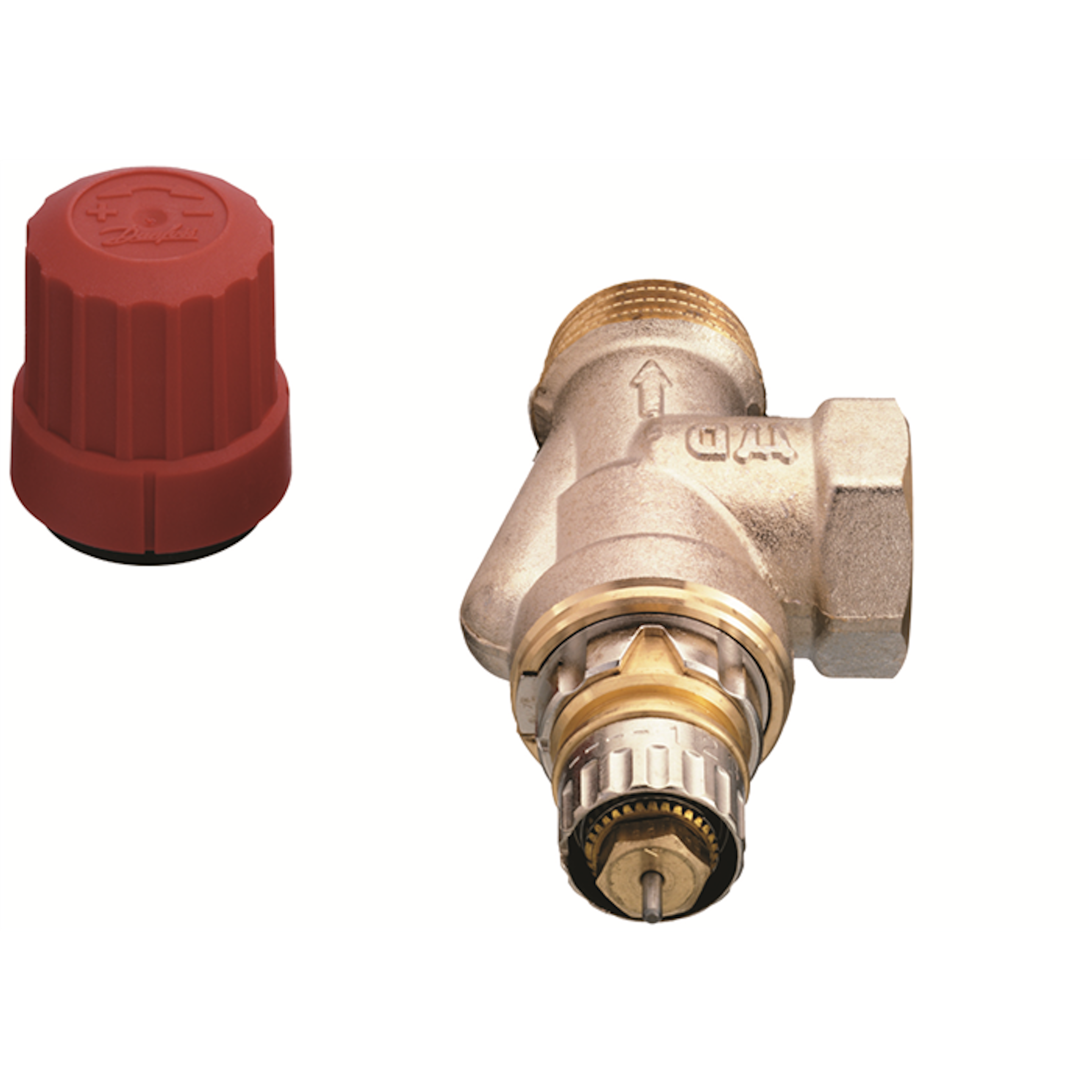 Ventil Danfoss RA-N Omvänd Vinkel Med Förinställning