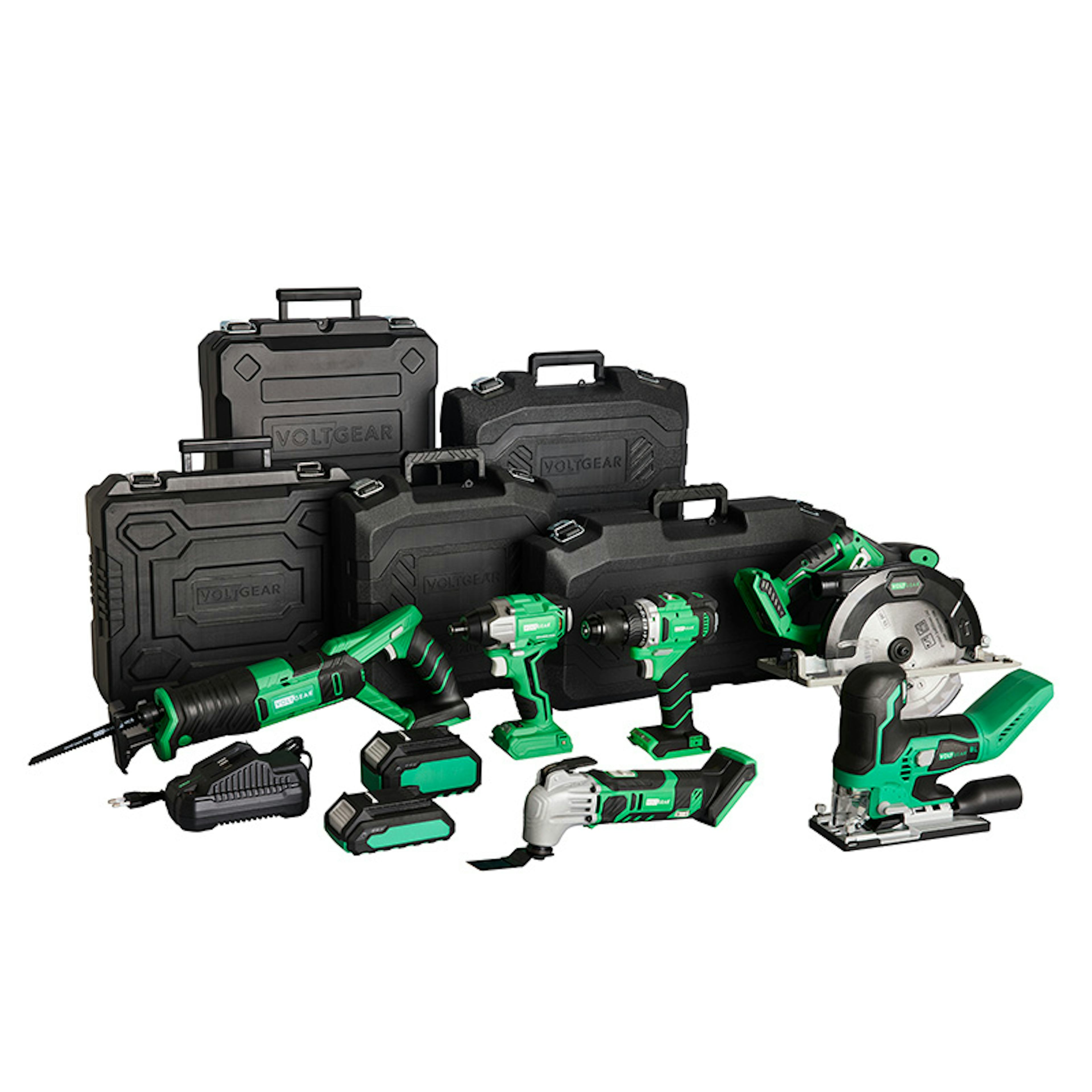 Verktygspaket Voltgear 9-Delar Plus 20V