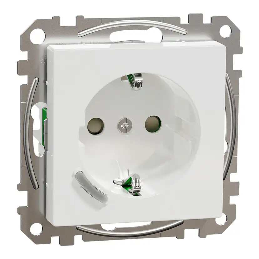 Vägguttag Schneider Electric Exxact med Energimätning