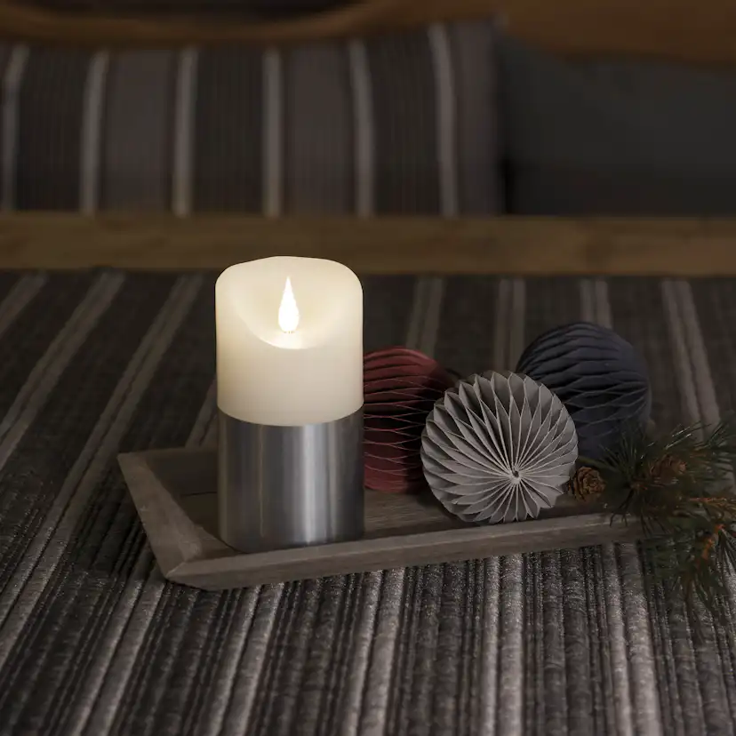 Vaxljus Gnosjö Konstsmide med Folie 13,5 cm