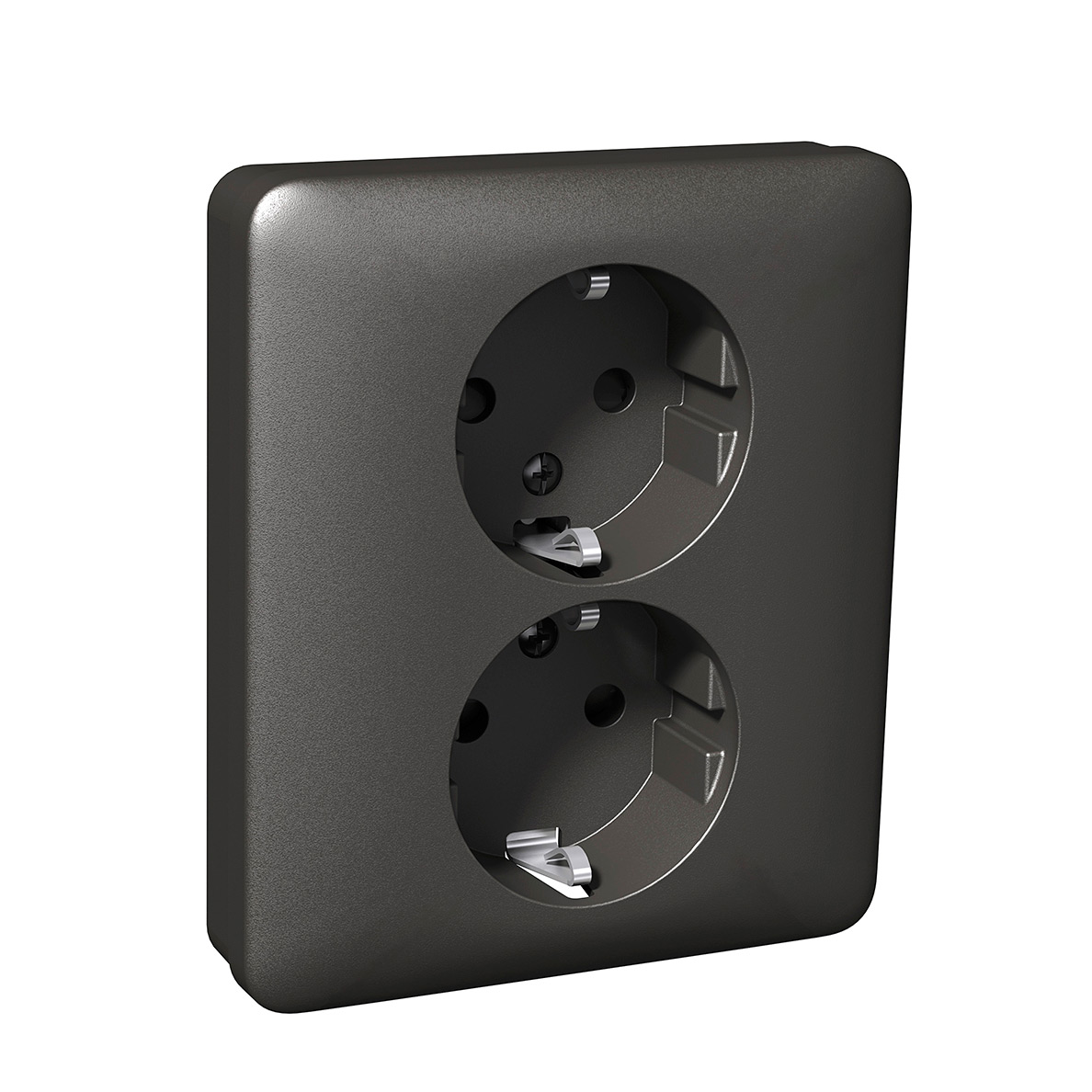 Vägguttag Schneider Electric Exxact Snabbanslutning