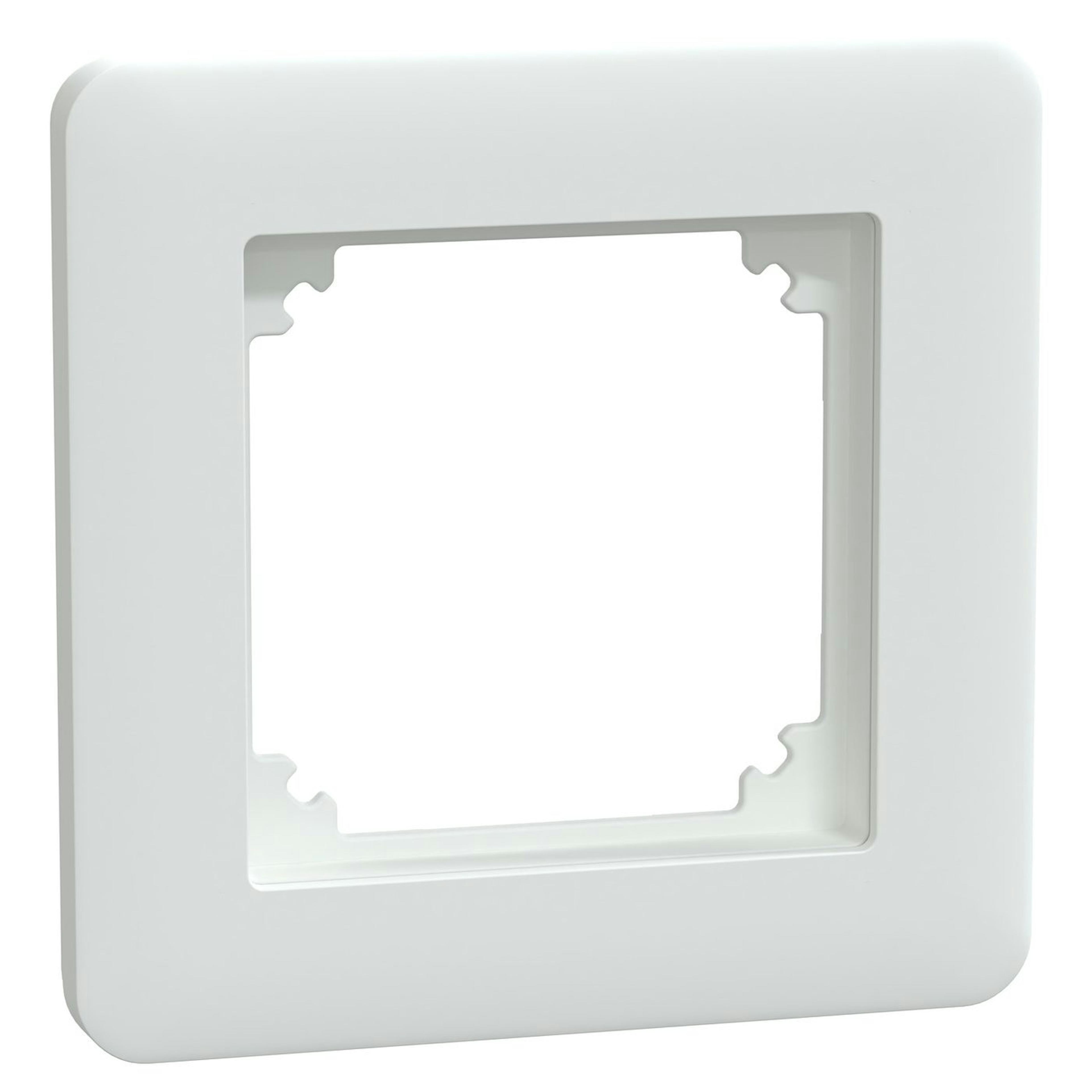 Ram 1-fack Schneider Electric Exxact Primo för Lodrät/Vågrät Montering Vit 10-pack