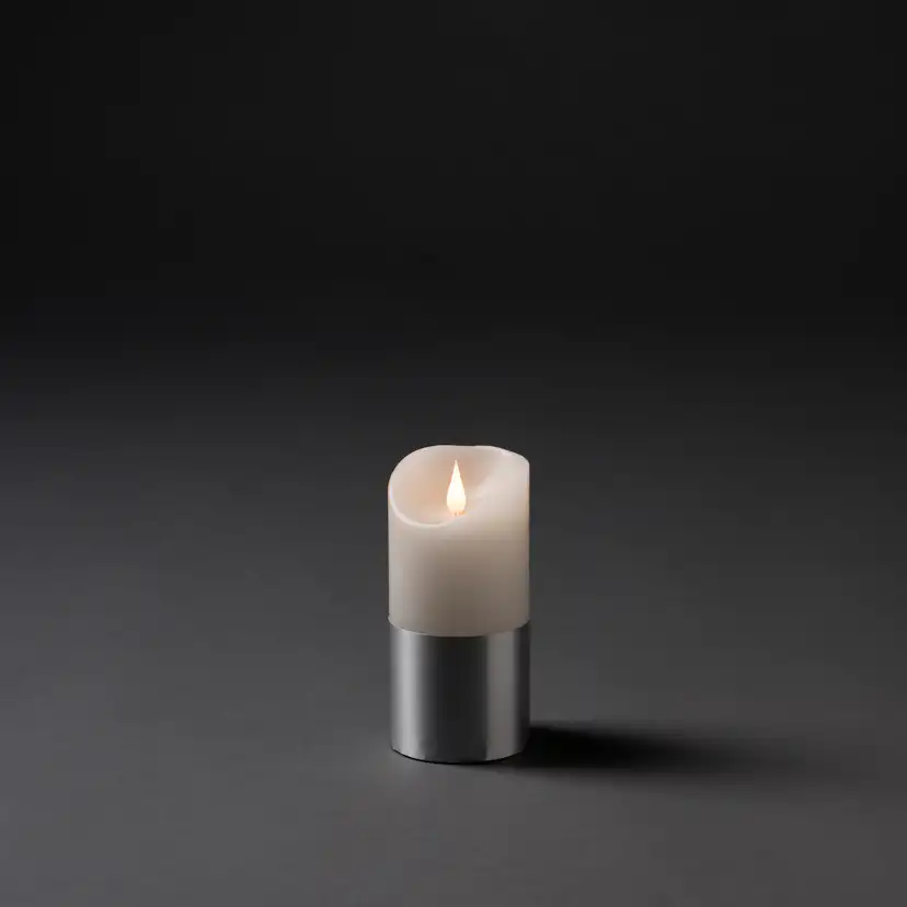 Vaxljus Gnosjö Konstsmide med Silverfolie 15,5 cm