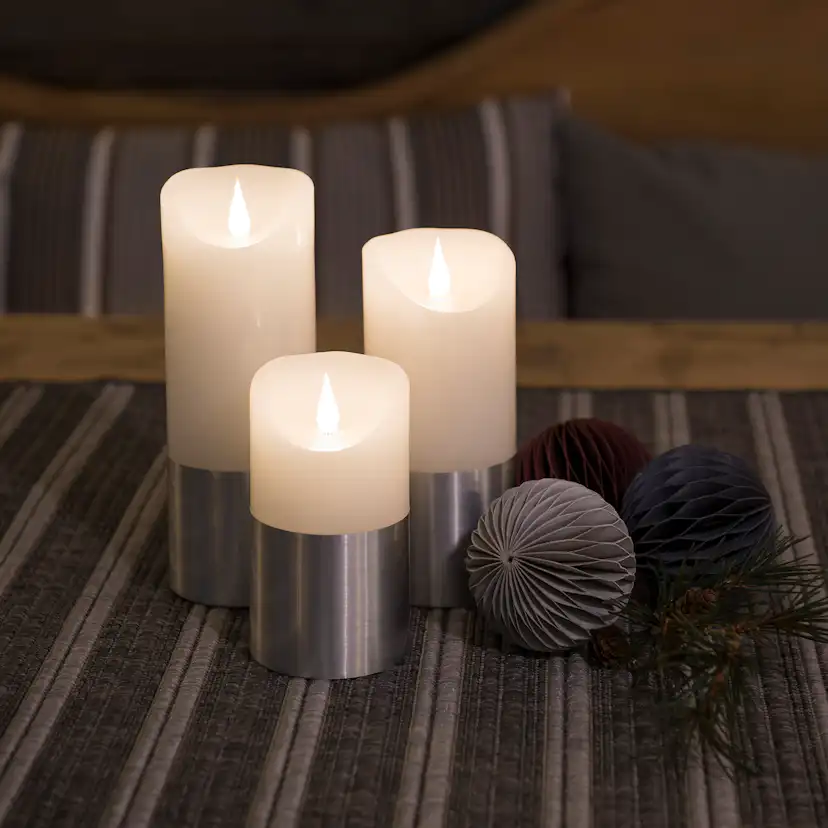 Vaxljus Gnosjö Konstsmide med Folie 17,5 cm