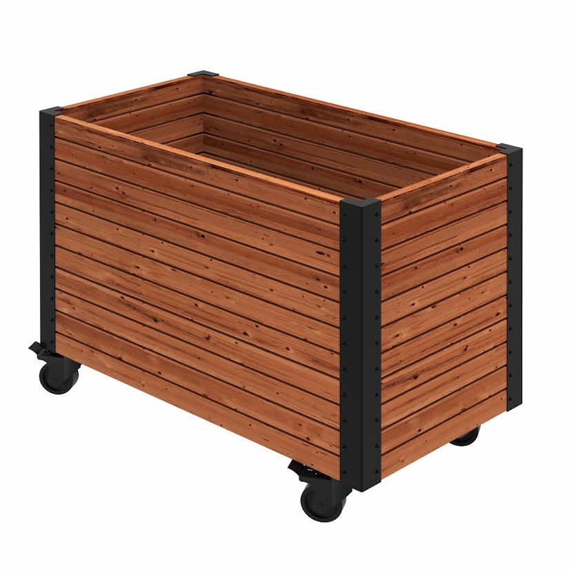 Planteringslåda PLUS Cubic Living med Hjul