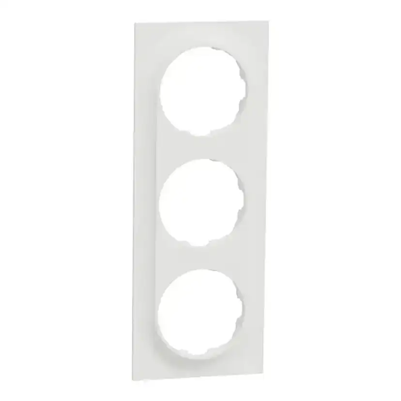 Ram för Strömbrytare Elko One 3-fack Plast