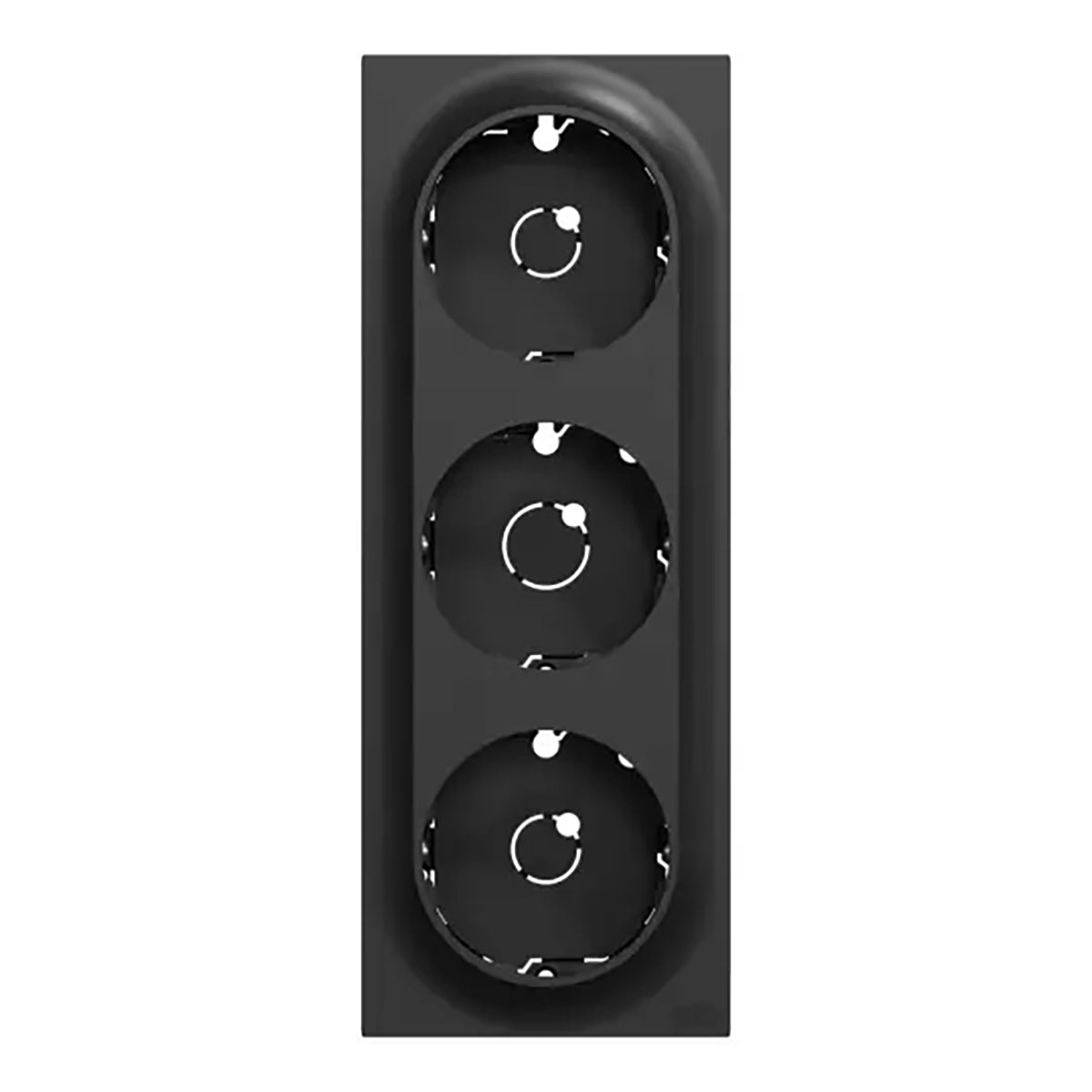 Förhöjningsram Elko One 3-fack Låg för Strömbrytare