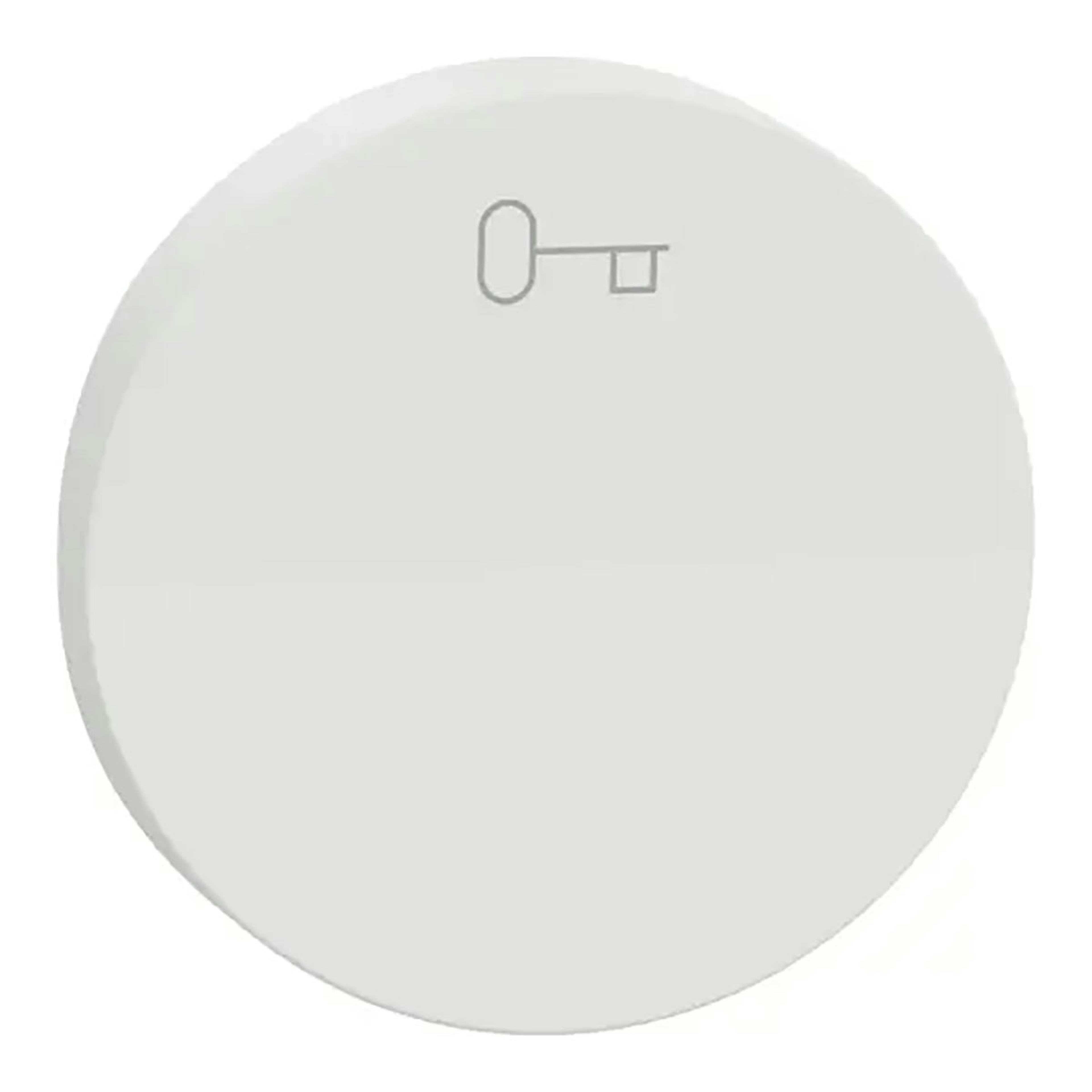 Vippa Elko One Med Nyckelsymbol för Strömställare Renvit - Tillbehör Elinstallation