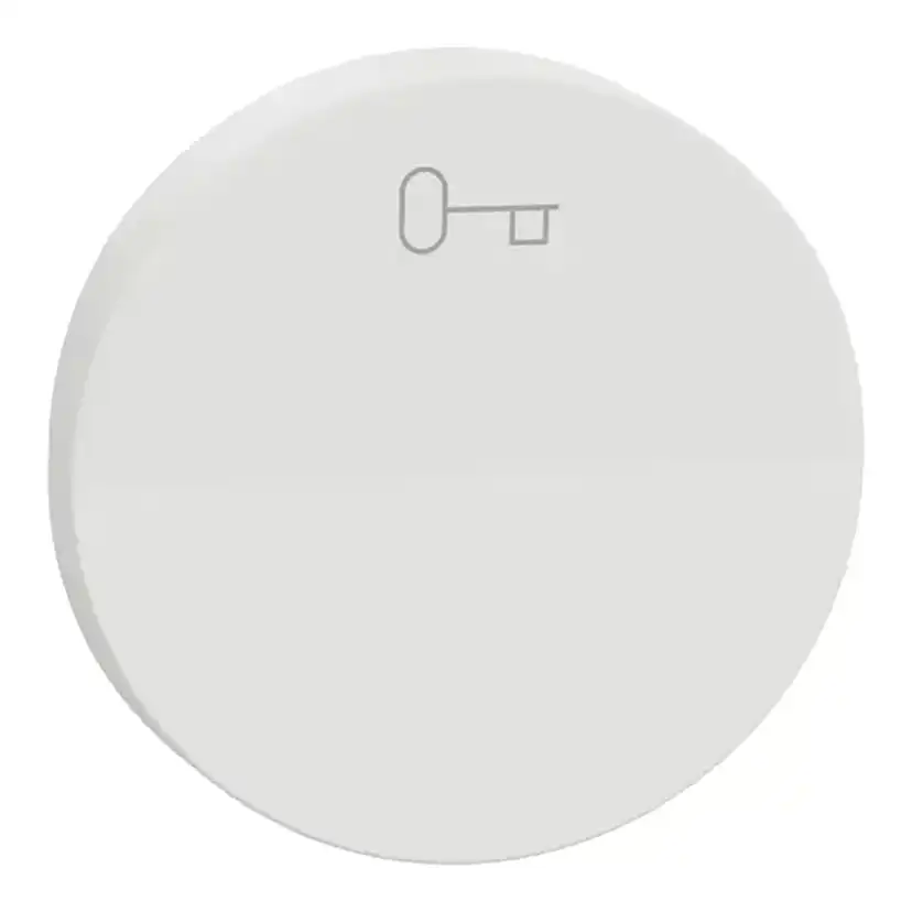 Vippa Elko One Med Nyckelsymbol för Strömställare Renvit - Tillbehör Elinstallation