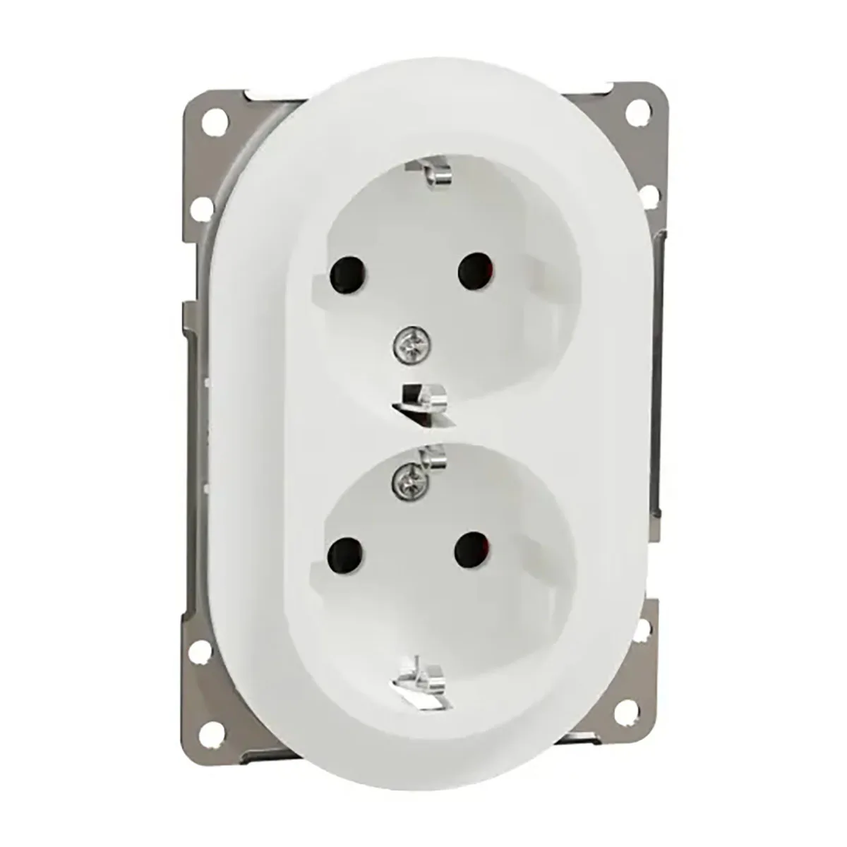 Vägguttag Elko One 2-vägs Jordad Infälld Snabbanslutning