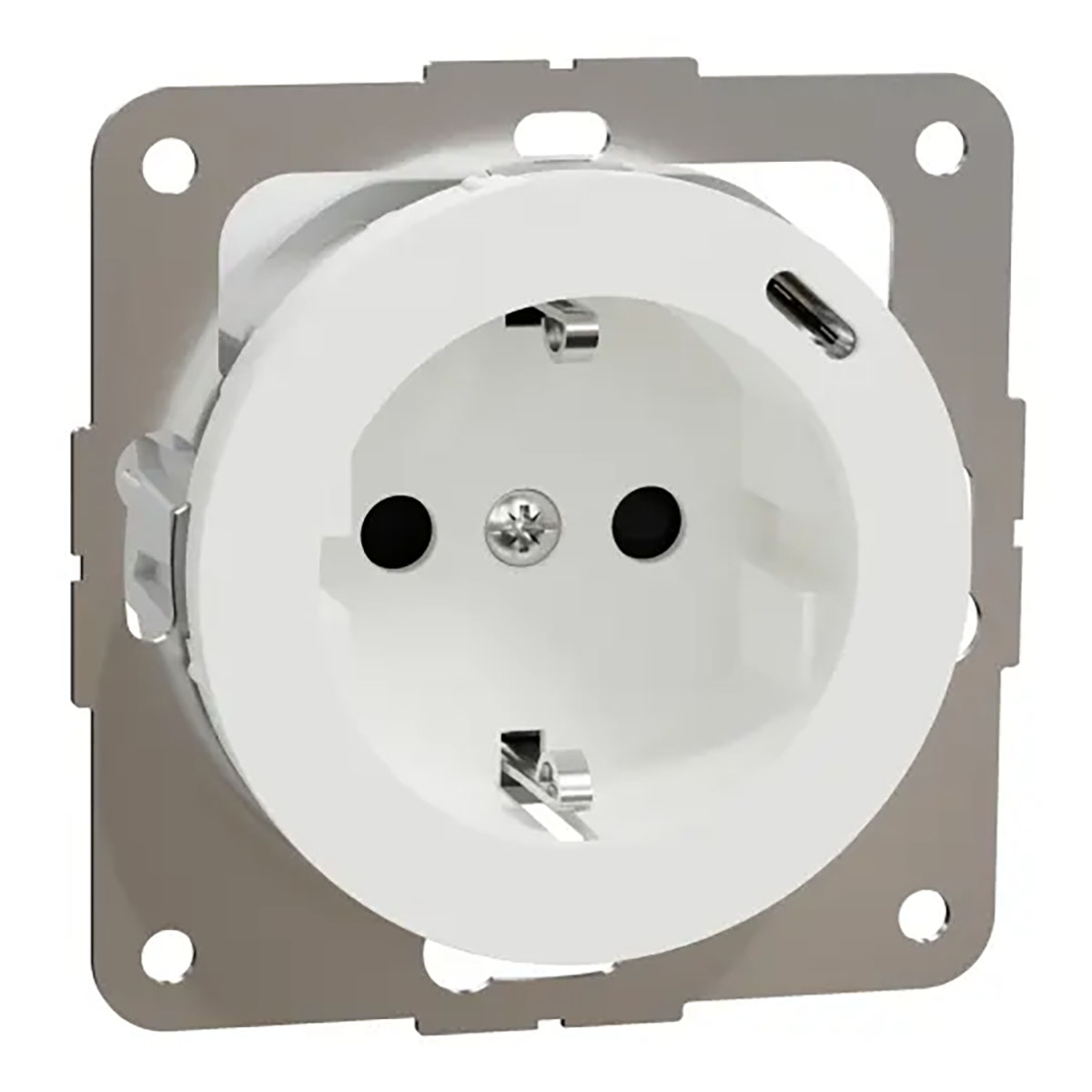 Vägguttag Elko One USB 1-vägs Jordat med Snabbanslutning