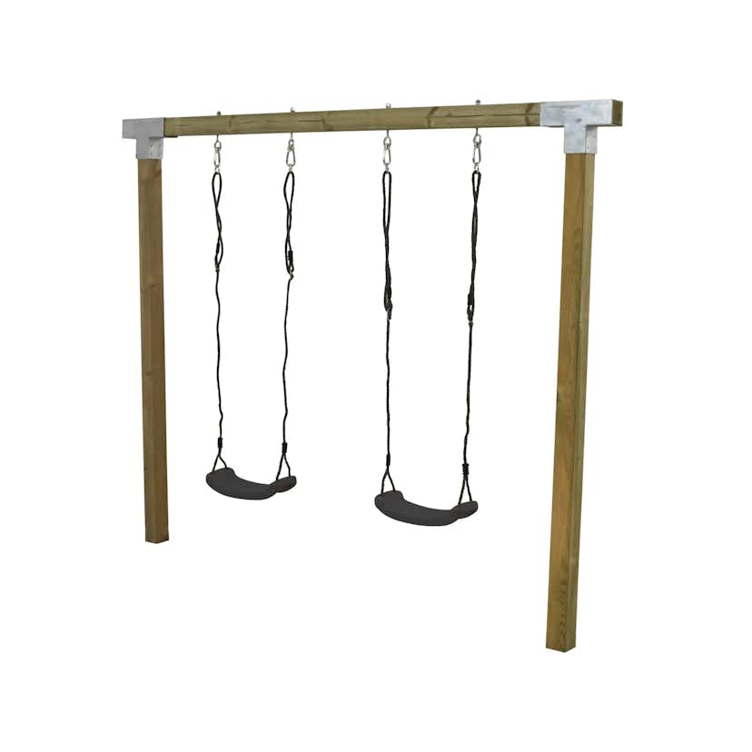 Gungtillbehör PLUS Gråsvart Gungsits