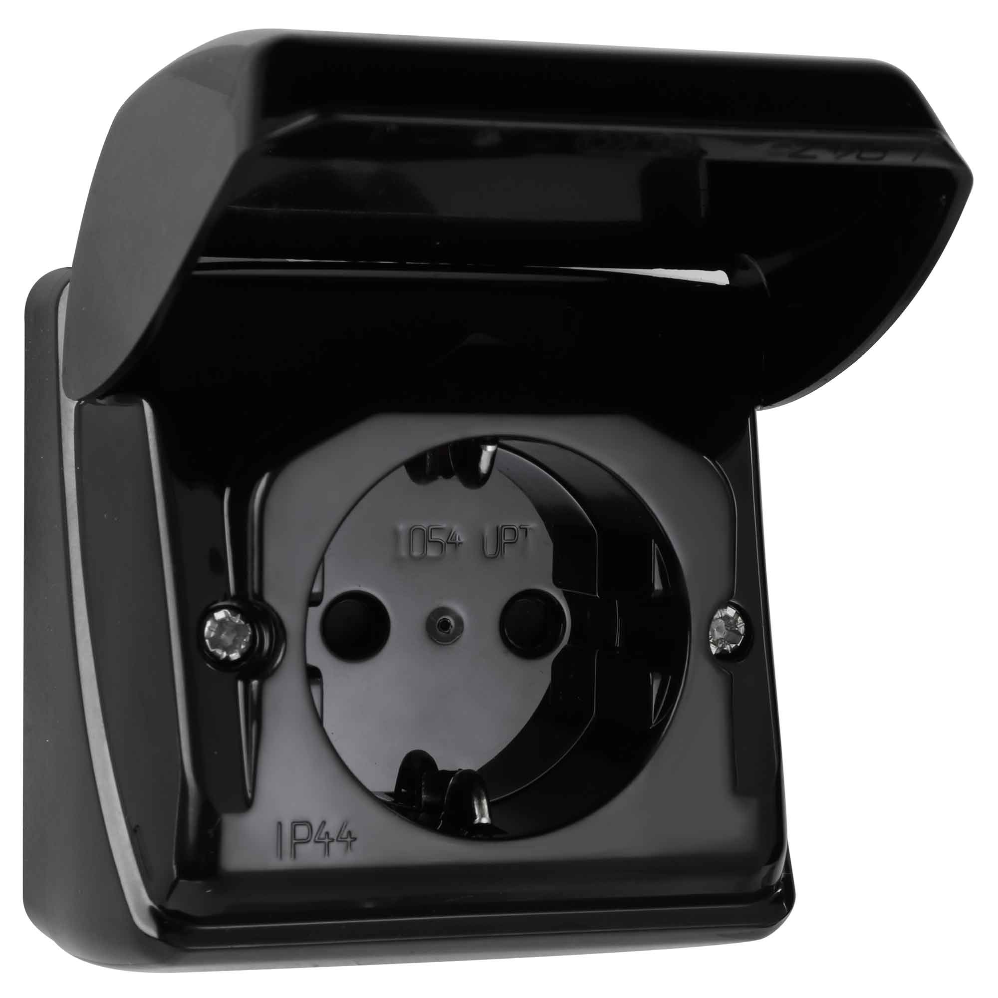 Vägguttag Elko 1-Vägs IP44