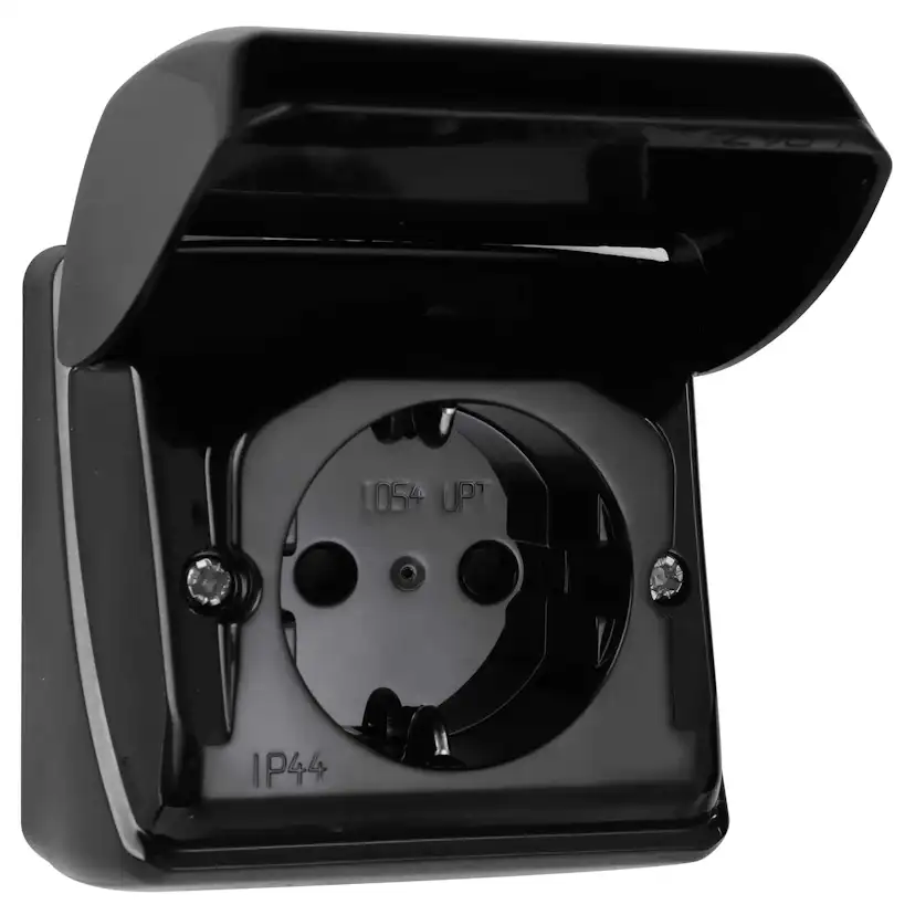 Vägguttag Elko 1-Vägs IP44