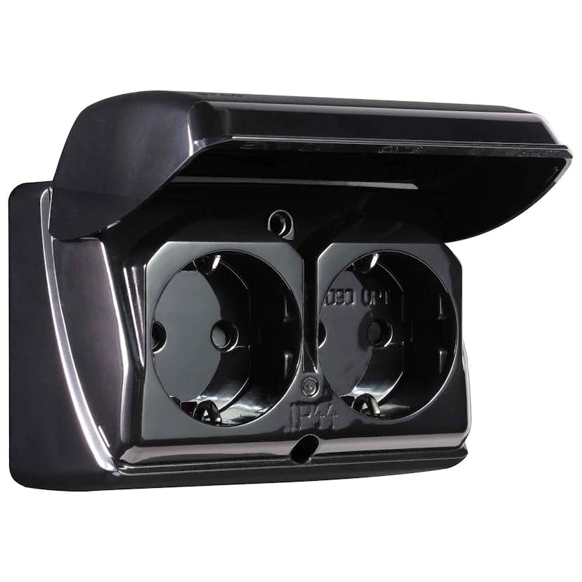 Vägguttag Elko Mj 2-Vägs IP44