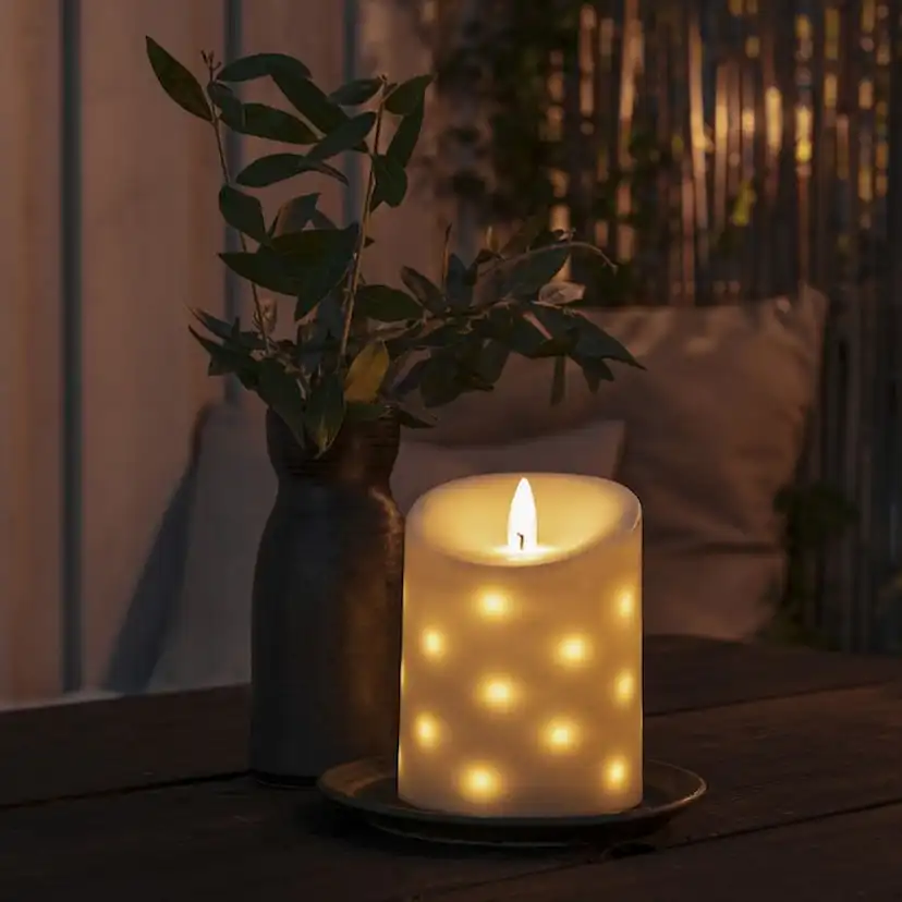 Batteriljus Gnosjö Konstsmide 10,5x13,7 cm LED