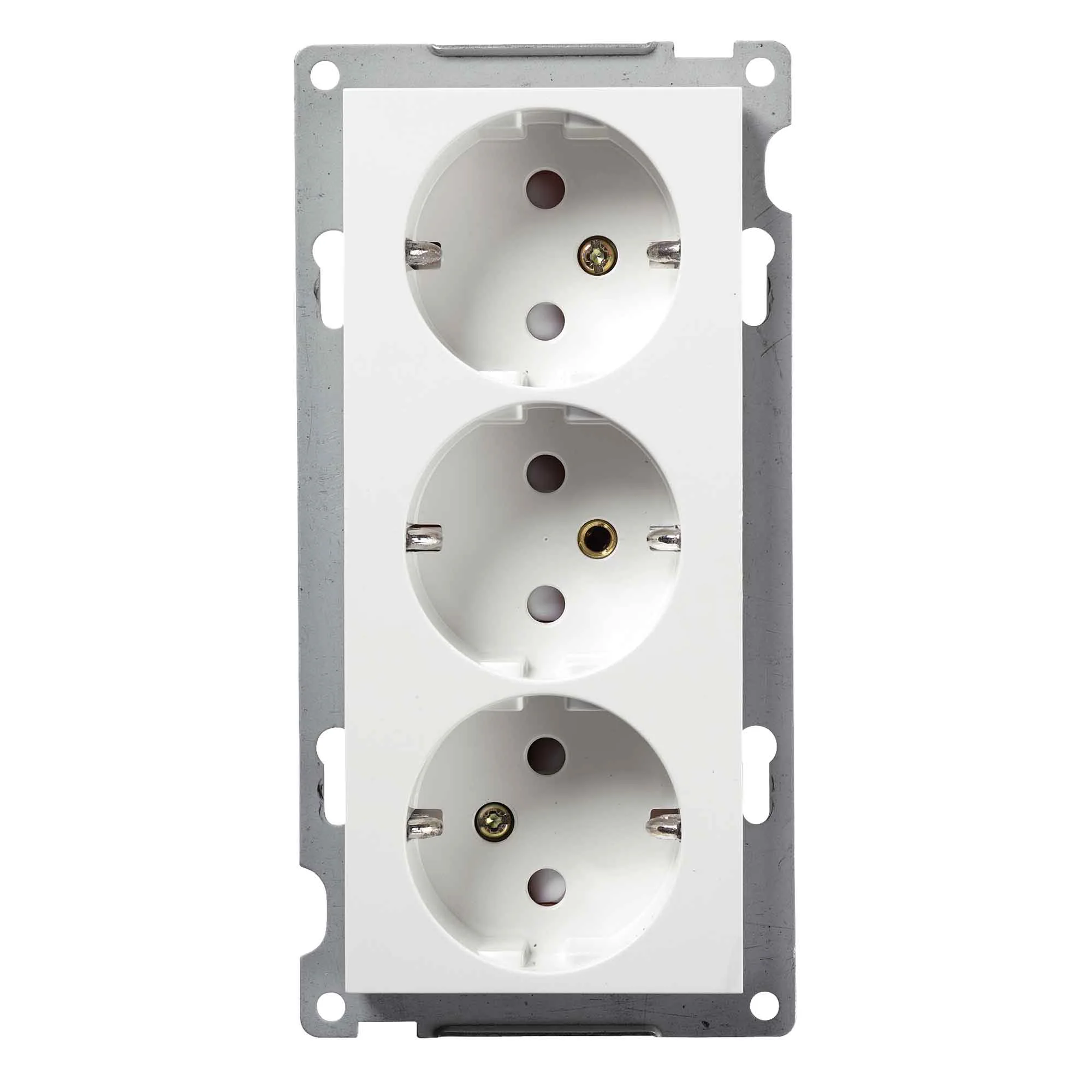 Vägguttag Elko Plus 3-Vägs utan Ram