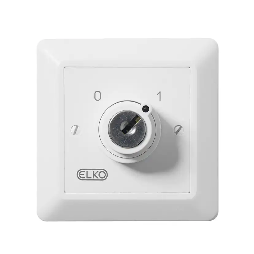 Nyckelbrytare Elko 2-Pol RS Renvit