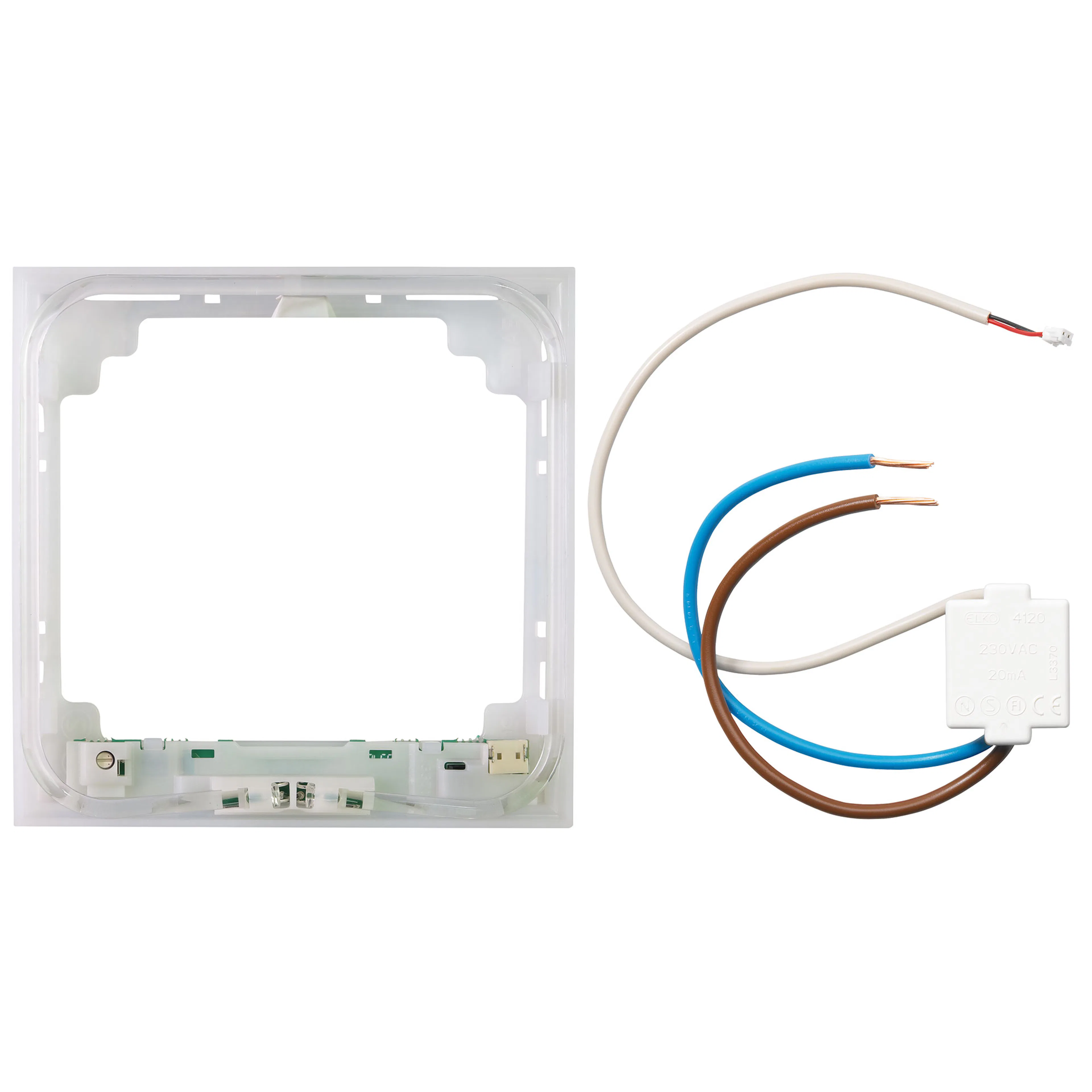 Ljusram Elko Plus med Transformator Vit