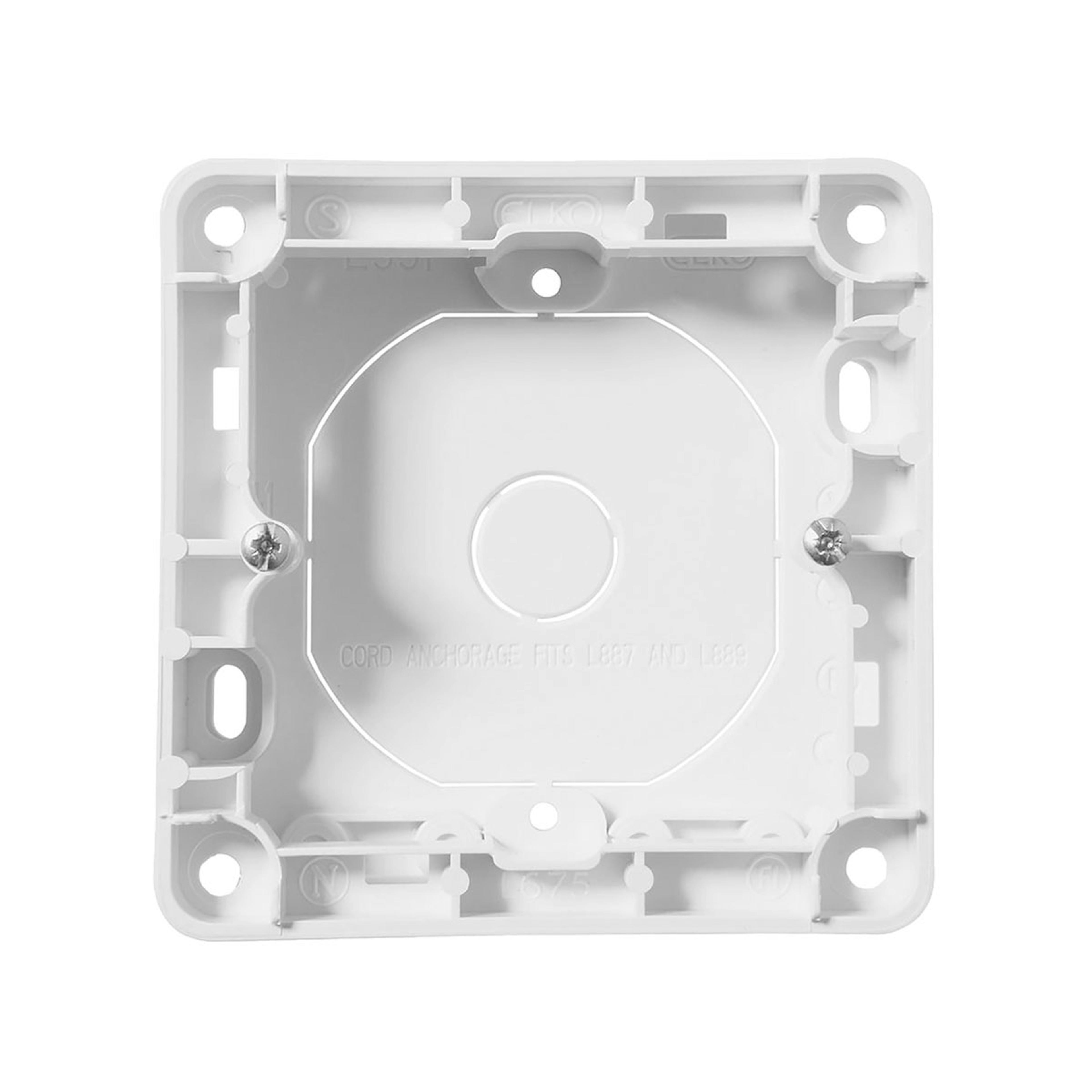 Förhöjningsram Elko RS Renvit