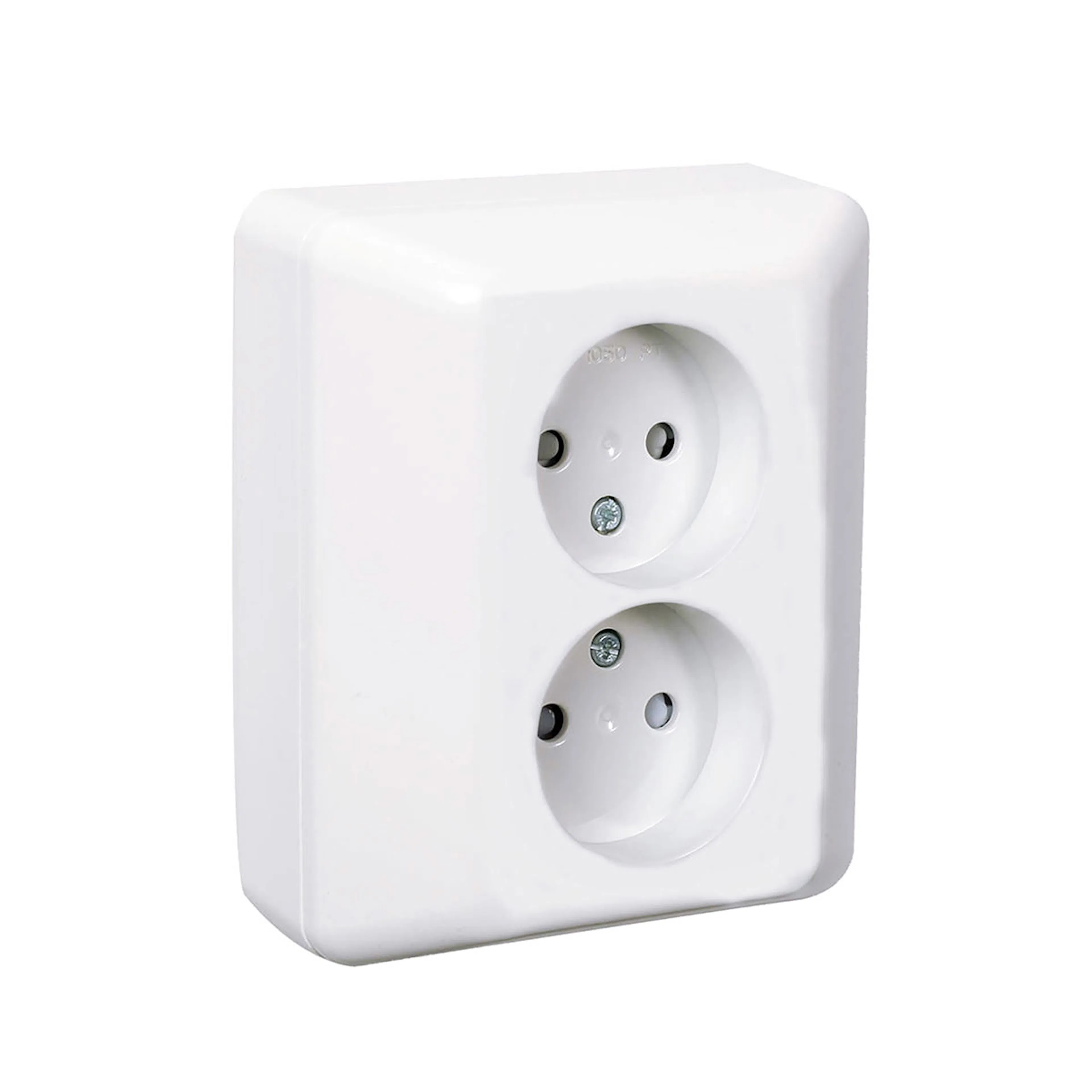 Vägguttag Elko 2-Vägs Infällt RS Renvit