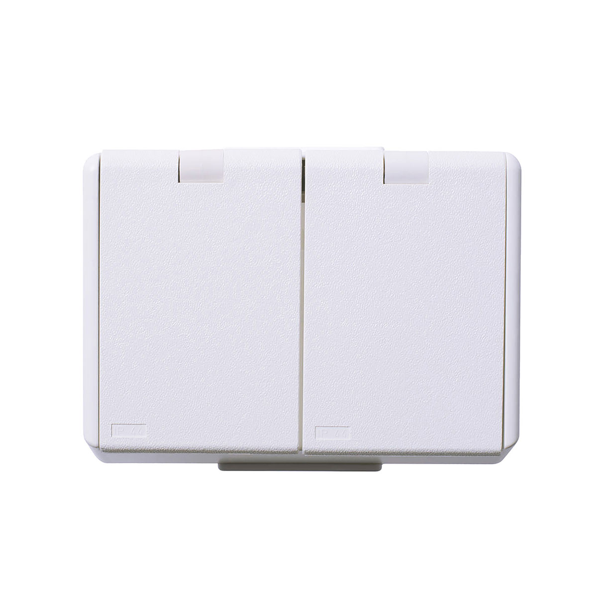 Vägguttag Elko 2-Vägs IP44 RS Renvit