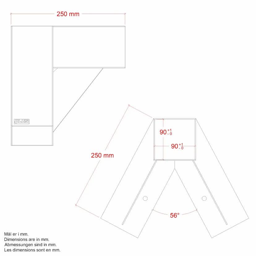 Gungställning PLUS Luksus Svart Cubic inkl. 2 st Gungsits