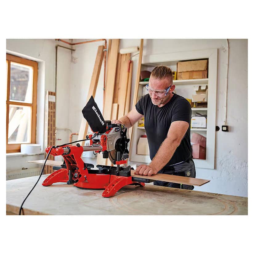 Kap- och gersåg Einhell TC-SM 2534/1 Dual Inkl. Sågbänk
