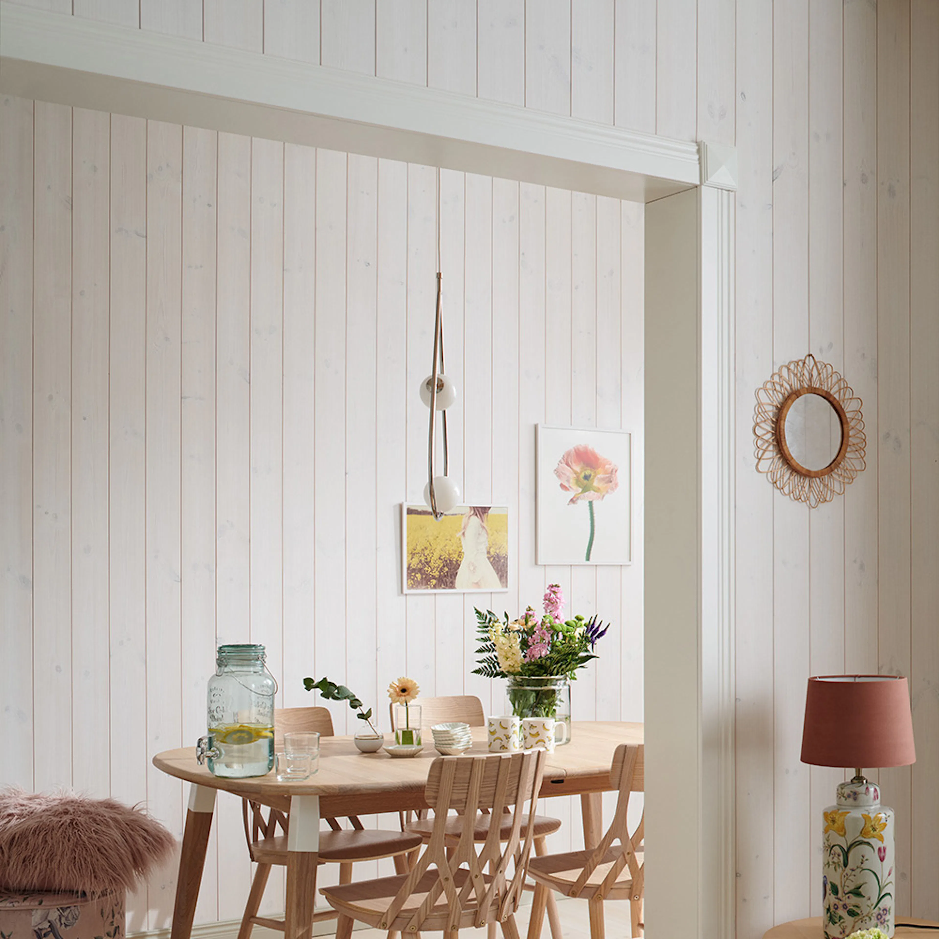 Toppkloss Moelven Furu 27x74x74 358 mm Vit S 0502-Y 2 st/frp