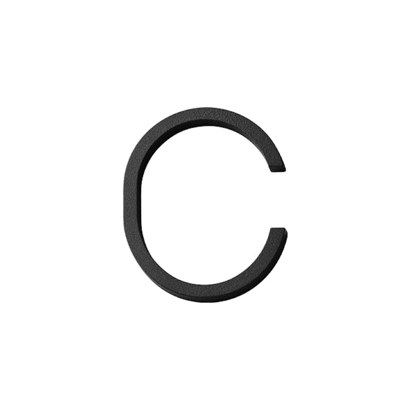 Husnummer Habo Selection Contemporary Stor Svart