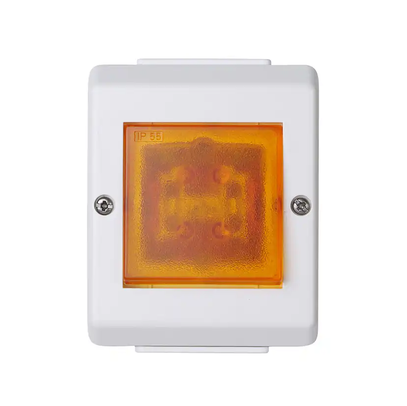 Strömbrytare Elko Trapp/1-Pol Ljus IP55 RS Renvit