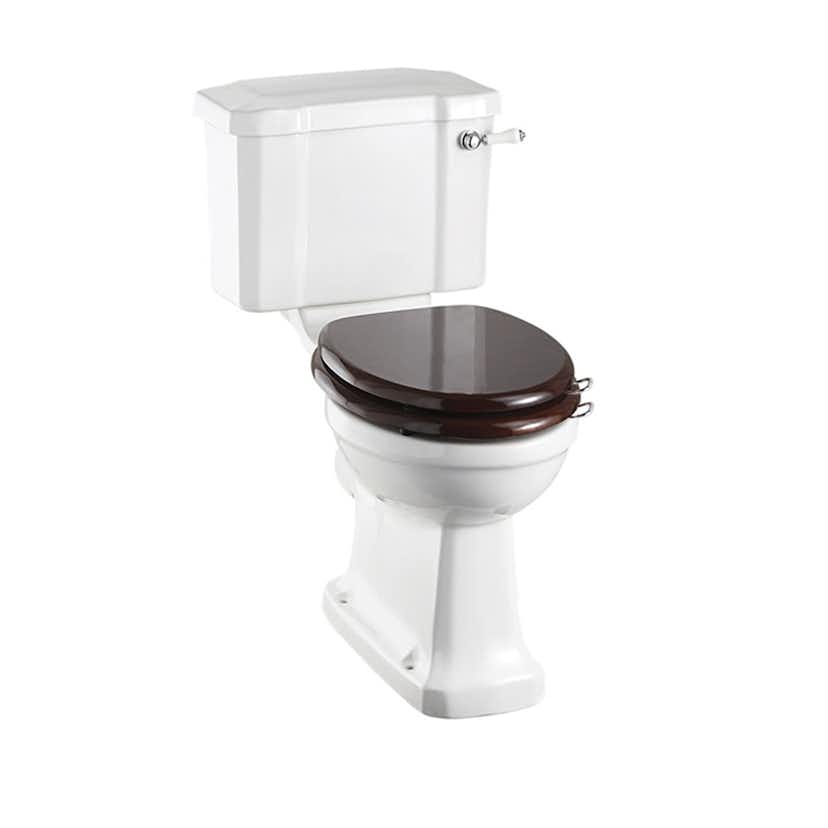 Toalettstol Burlington P12 Förhöjd 440 mm Med Mjukstängande Sits