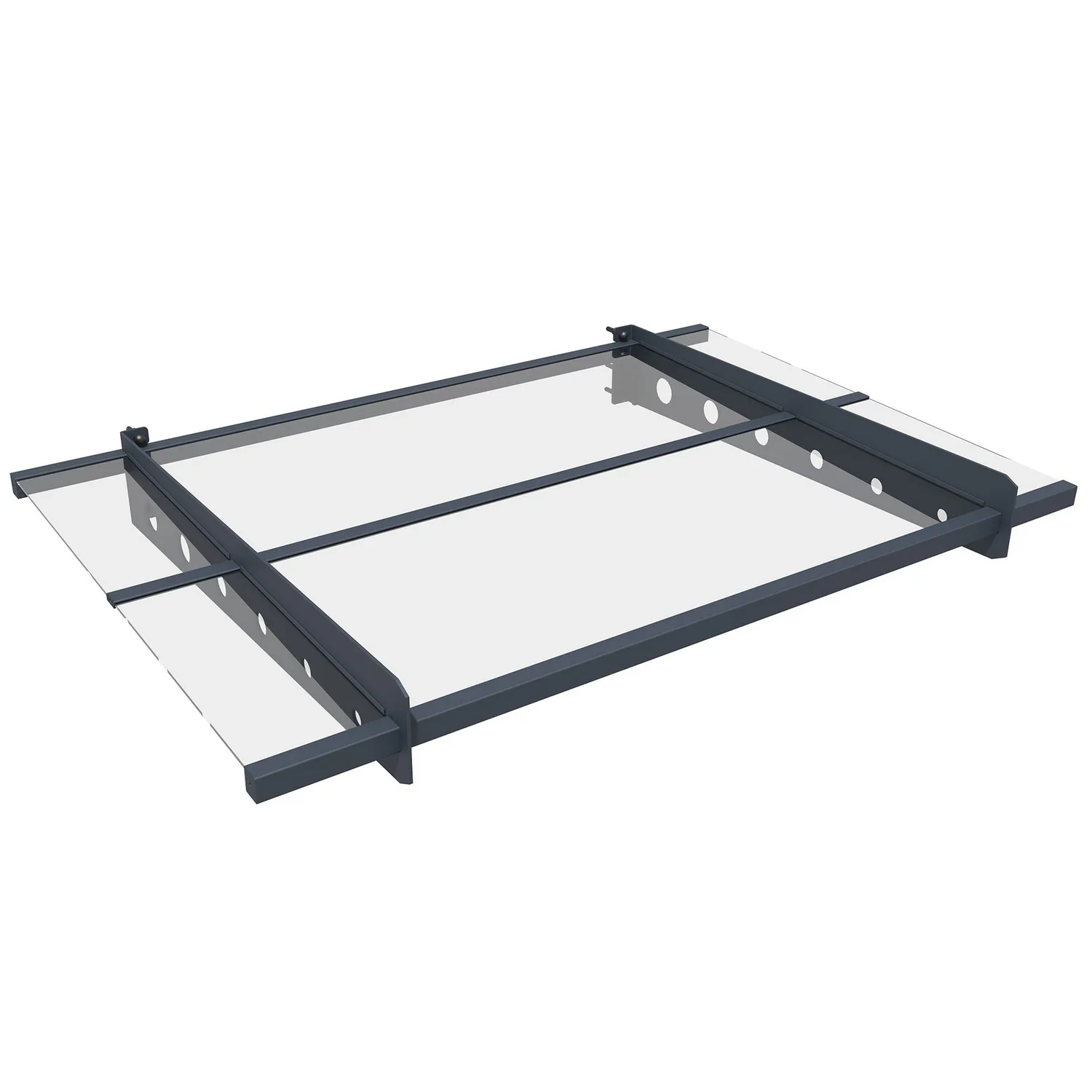 Entrétak Fornorth Modern Aluminium/Akryl 120x80 cm Väderbeständig