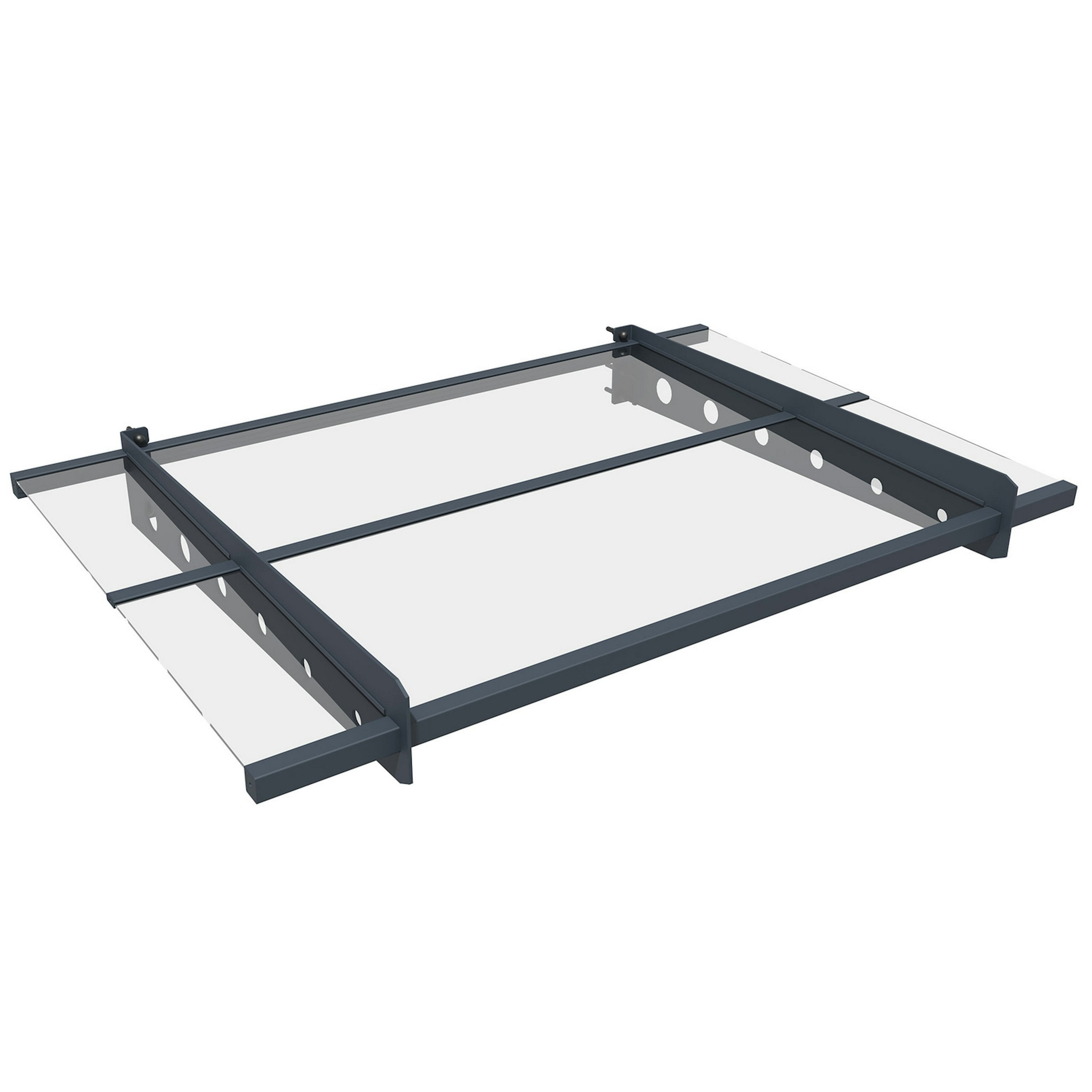 Entrétak Fornorth Modern Aluminium/Akryl 120x80 cm Väderbeständig