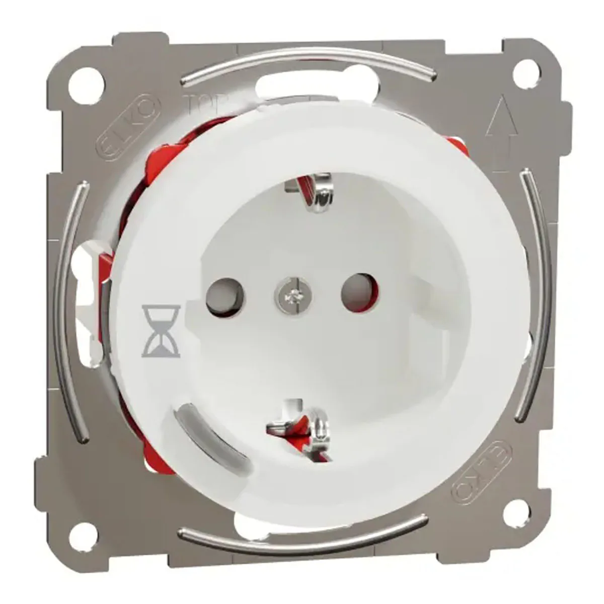 Timer Eluttag Elko One Infälld 1-Vägs Jordad med Timer